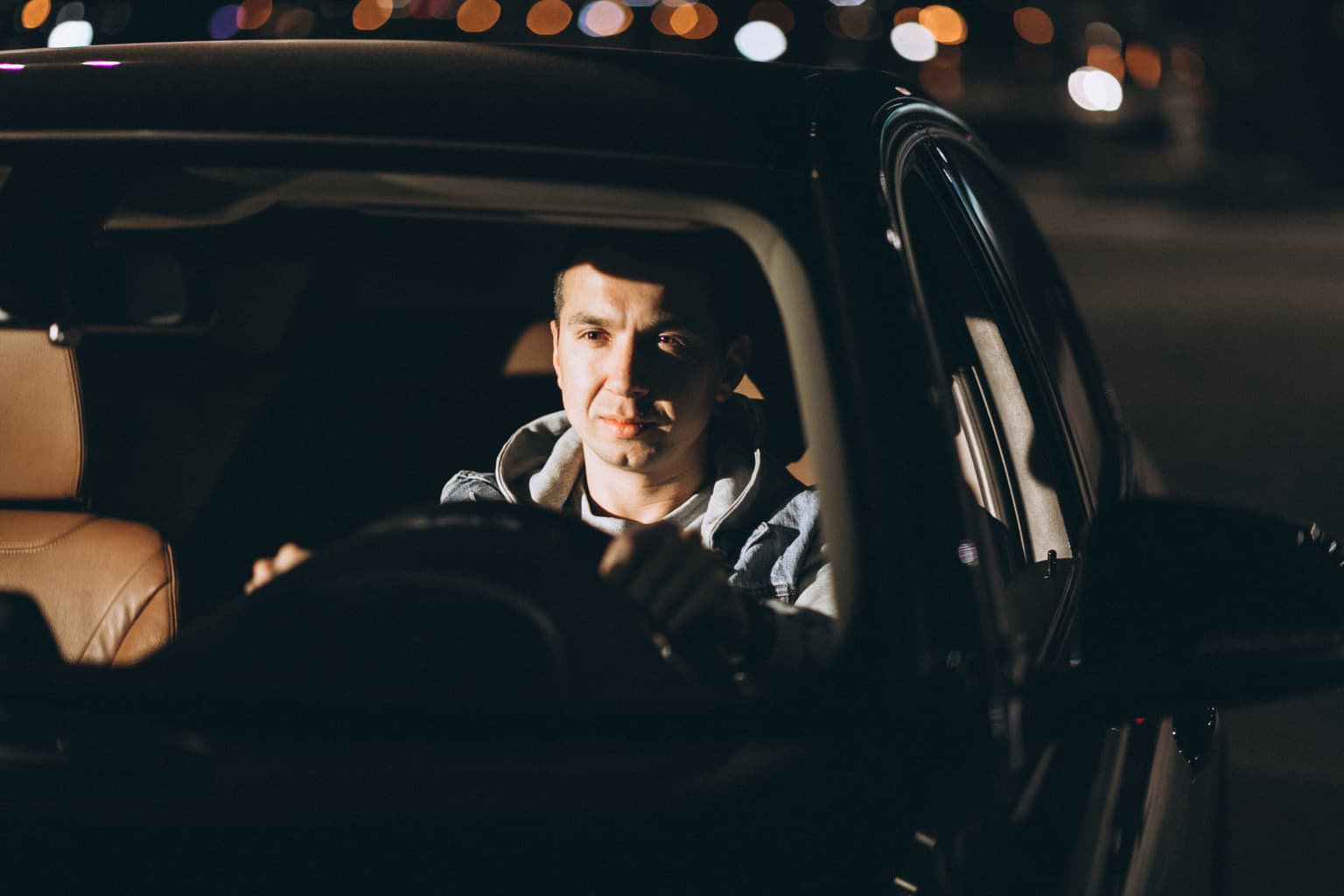 Driving at night with clear vision after advanced lens treatment