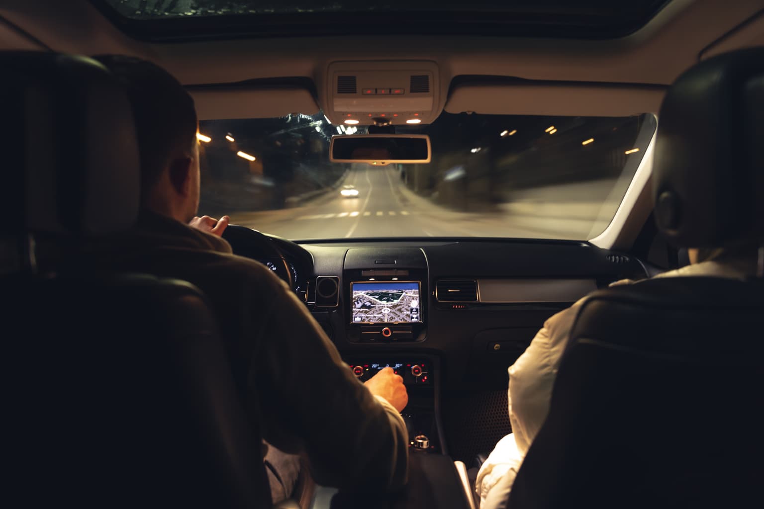 Driving at night with clear vision after advanced lens treatment