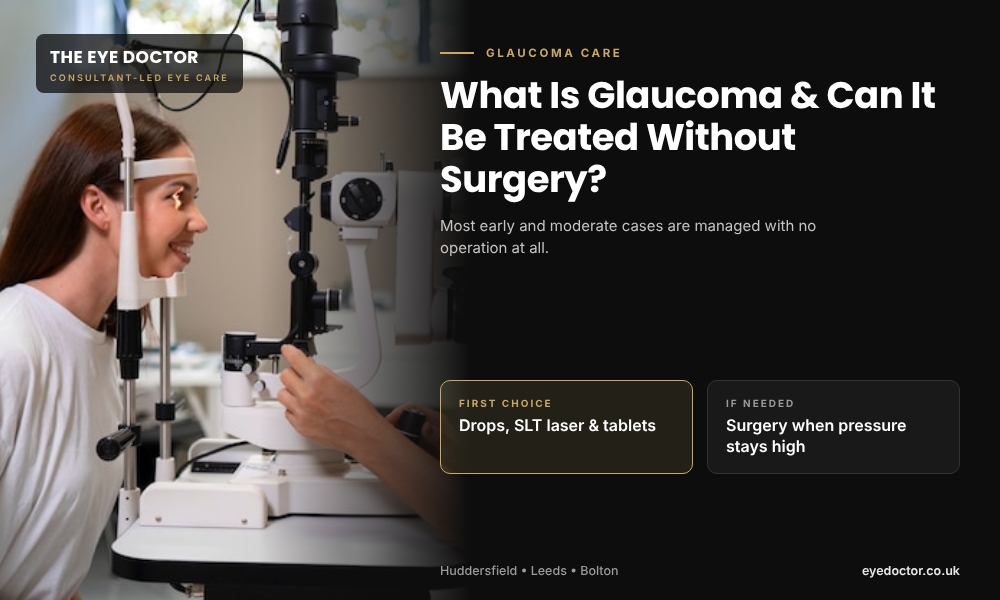 What is glaucoma and can it be treated without surgery